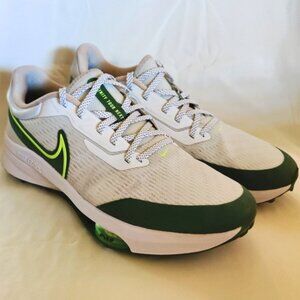 Nike React Men's Air Zoom Infinity Tour Next% Golf Shoes in White/Green, Size 12